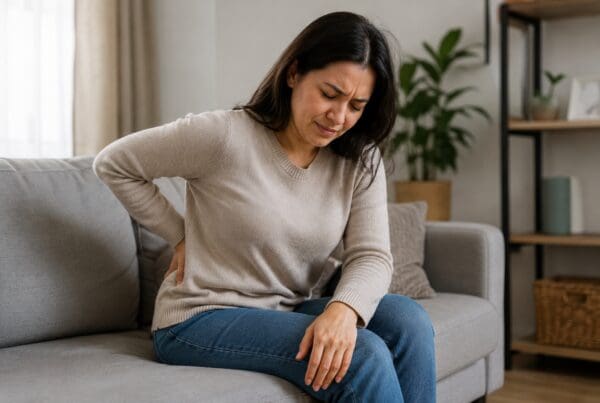 Woman Experiencing Back Pain